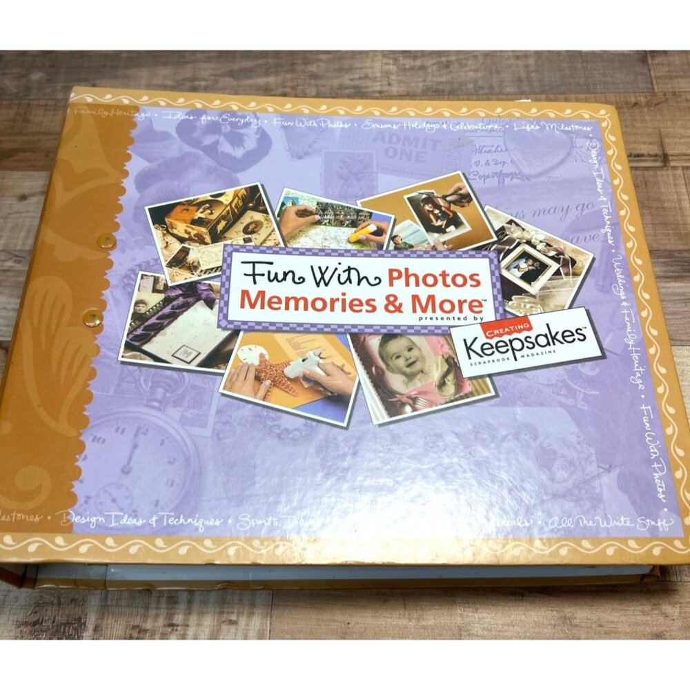 Creating Keepsakes Fun With Photos Memories & More Binder Book Preowned